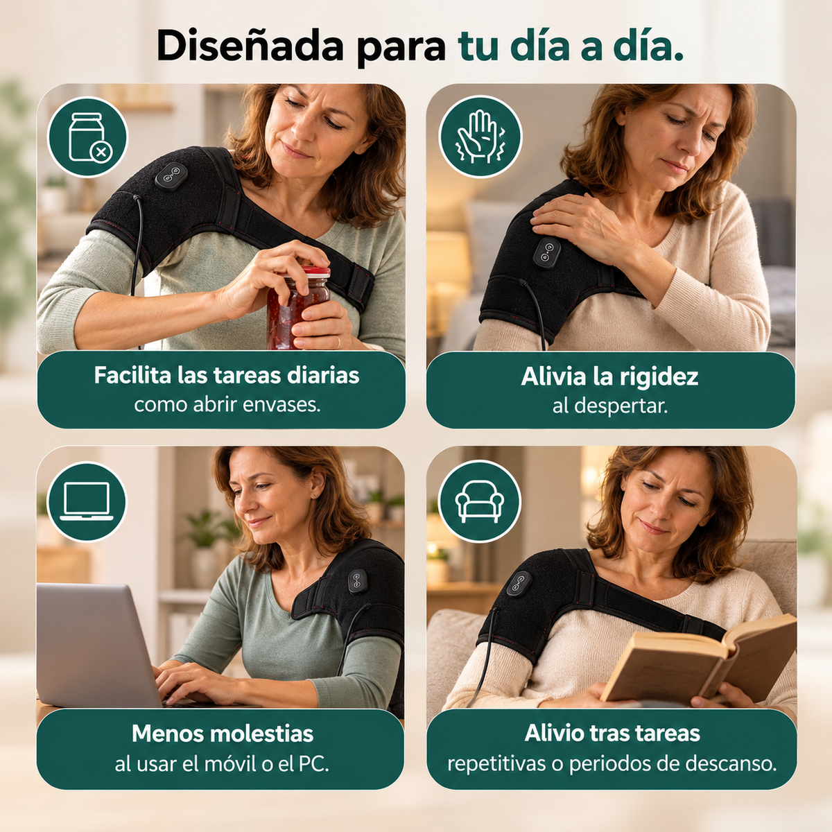 ShoulderTherm™ - Vuelve a mover tu hombro sin dolor.